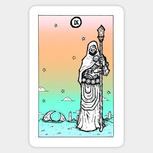 Rainbow Tarot The Hermit Sticker